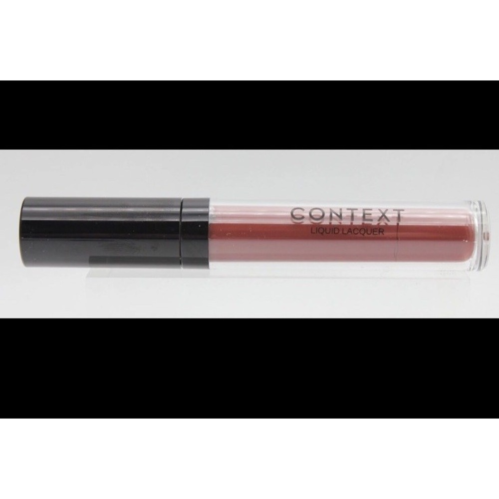 Context Liquid Lacquer Tears Are Falling Deep Mauve Glossy Lip Color 0.21oz NEW - Picture 2 of 3